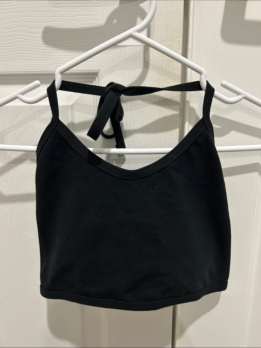 Black Halter Crop Tank Top - Tea You Women